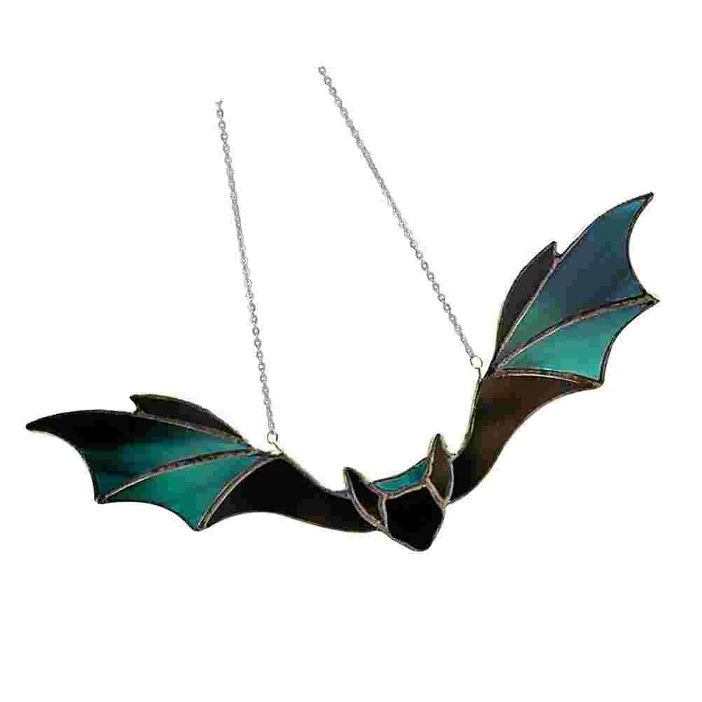 

Bat Hangingpendant Bats Ornament Decor Flying Necklace Door Window Party Spooky Metal Chain Acrylic House Witch Suncatcher Wall