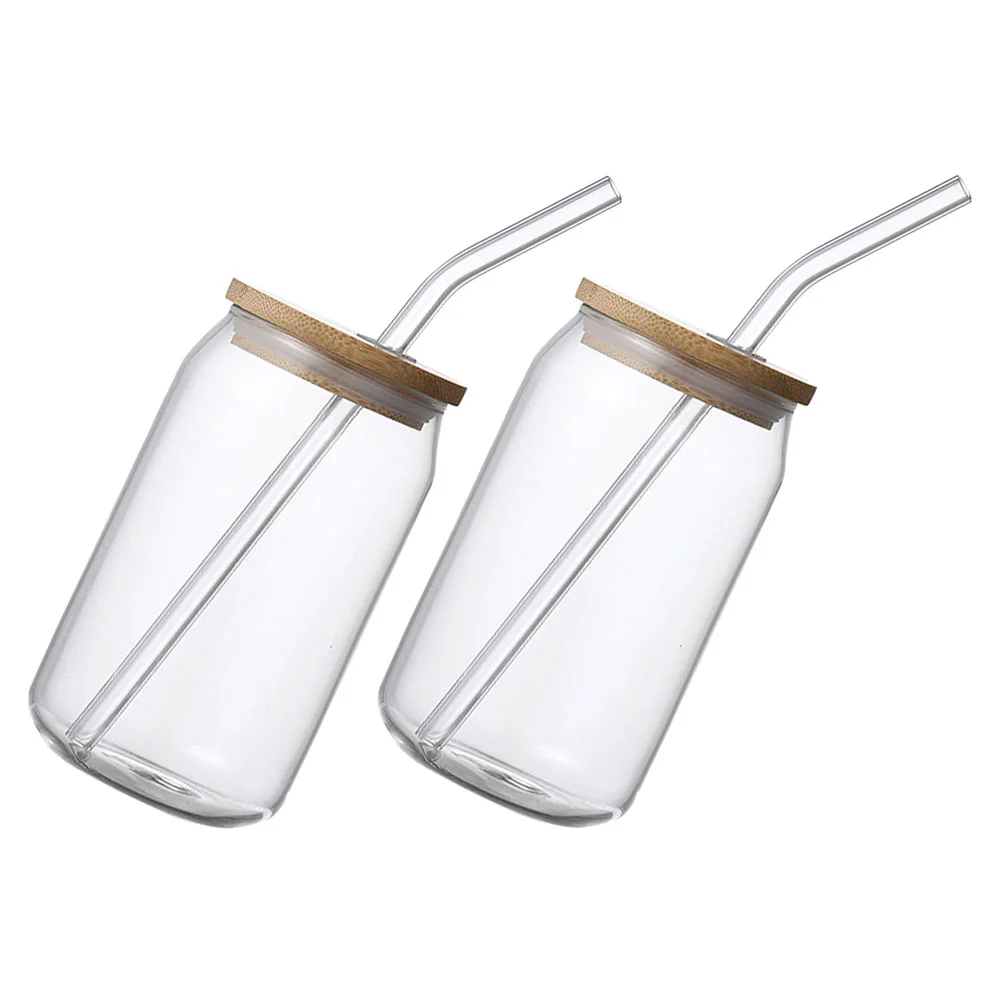 

2 Pcs Straw Glass Espresso Coffee Cups Pilsner Glass Espresso Mugs Tumbler OZ Beer Can Glasses Wooden Iced Coffee Glasses Travel