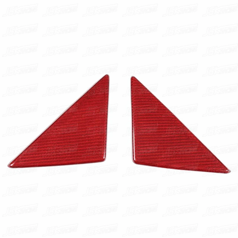 

Red Carbon Fiber Window Corner Triangles Trims Cover For Ferrari 458 Italia And Spider And Speciale 2011-2016（JSKFR5811146）