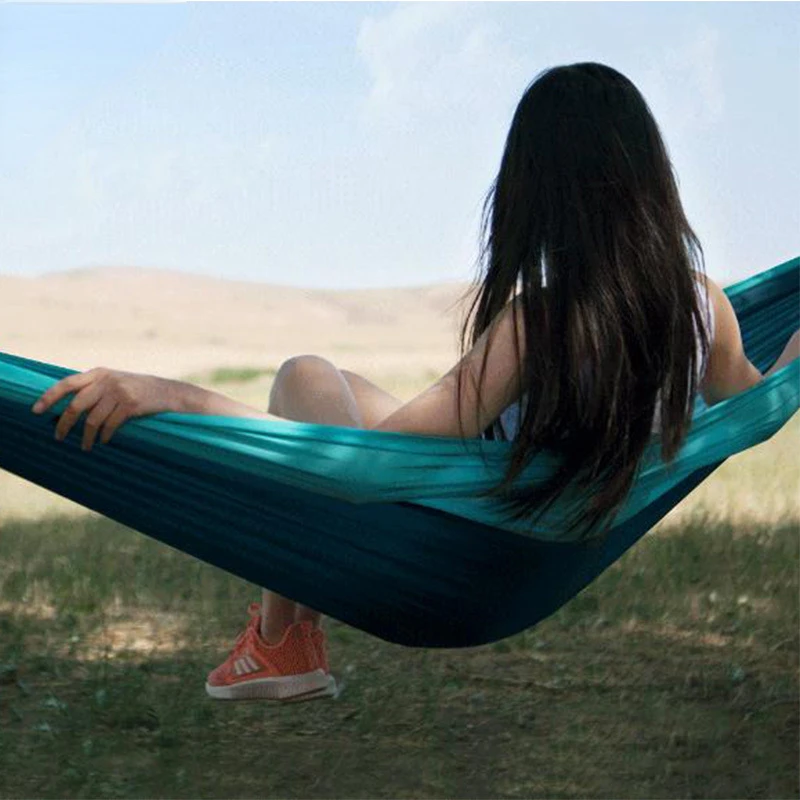 

Xiaomi Zaofeng Outdoor Hammock Parachute Cloth Anti-rollover Swing Bed Outdoor Camping Hammock Adult Sleeping Bed Hanging Chair
