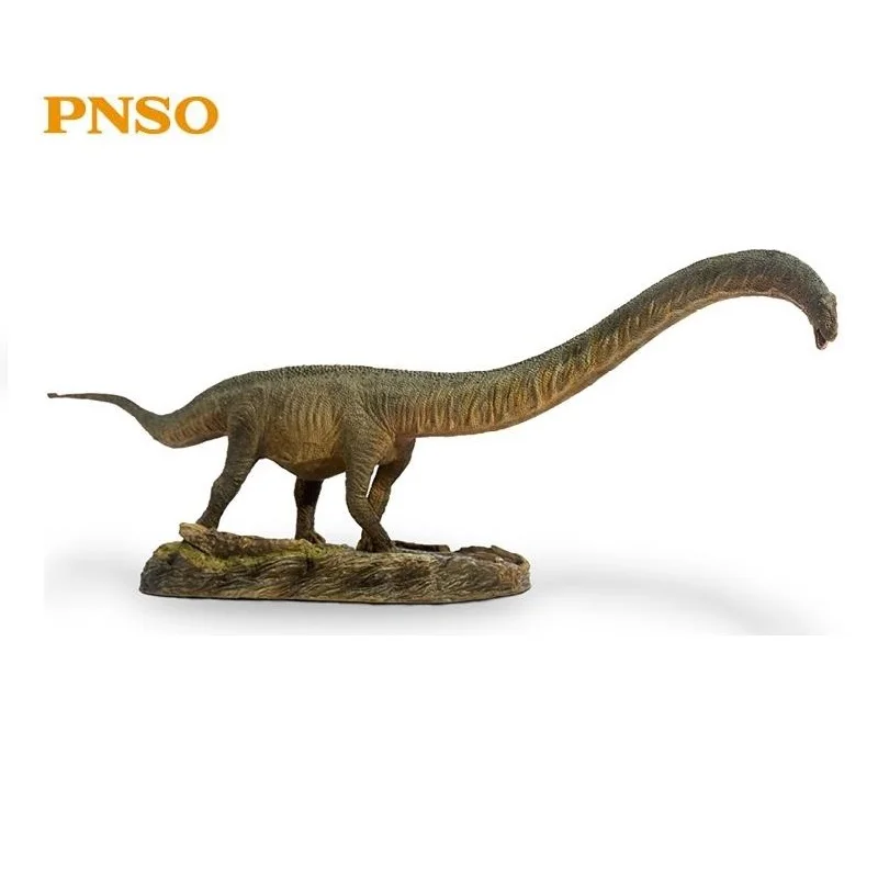 

1:35 PNSO Mamenchisaurus с пьедестал платформой динозавр Классические игрушки для мальчиков модель животного 47 см длина