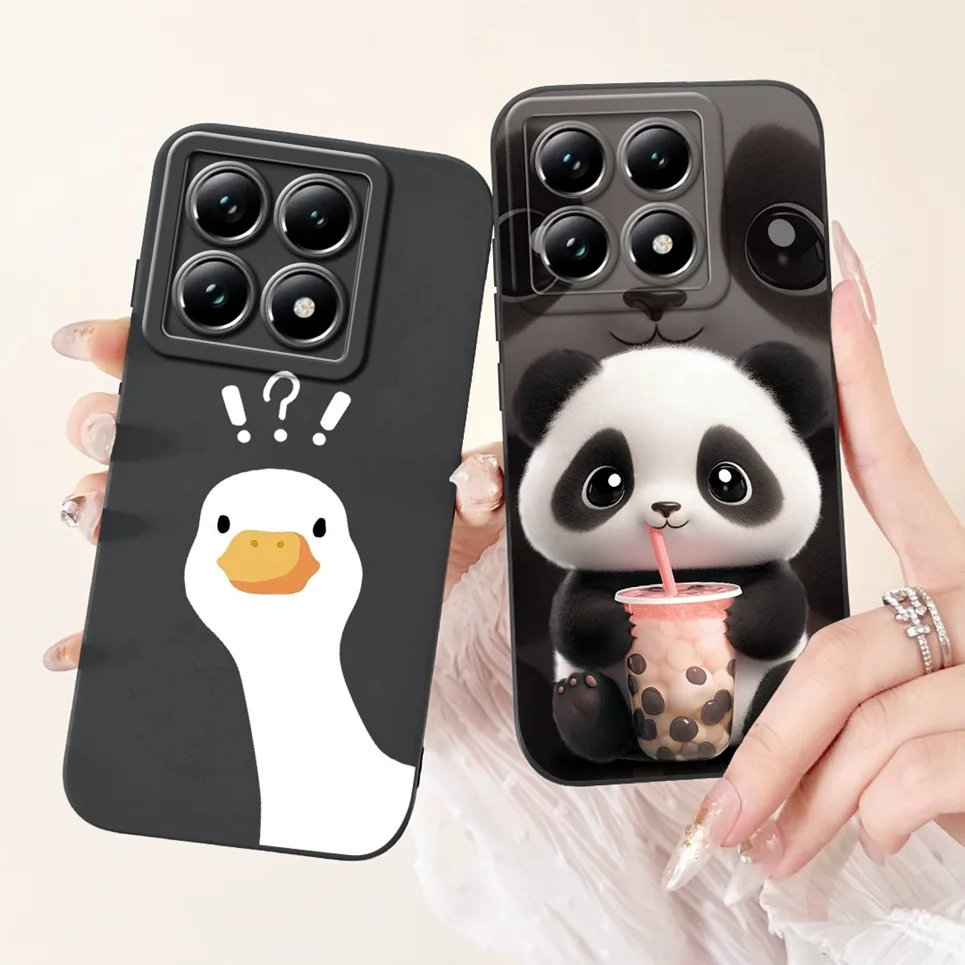 Мультяшный Модный чехол-накладка для телефона Mi 14T Pro Xiaomi силиконовый мягкий