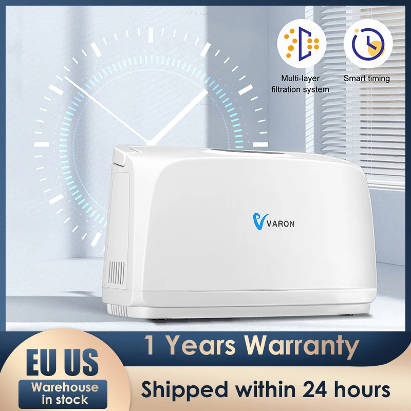 

Портативный Кислородный аппарат VARON 3 л/мин 30%-35%, концентрация кислорода, импульсная Подача кислорода, кислородное поколение с батареей