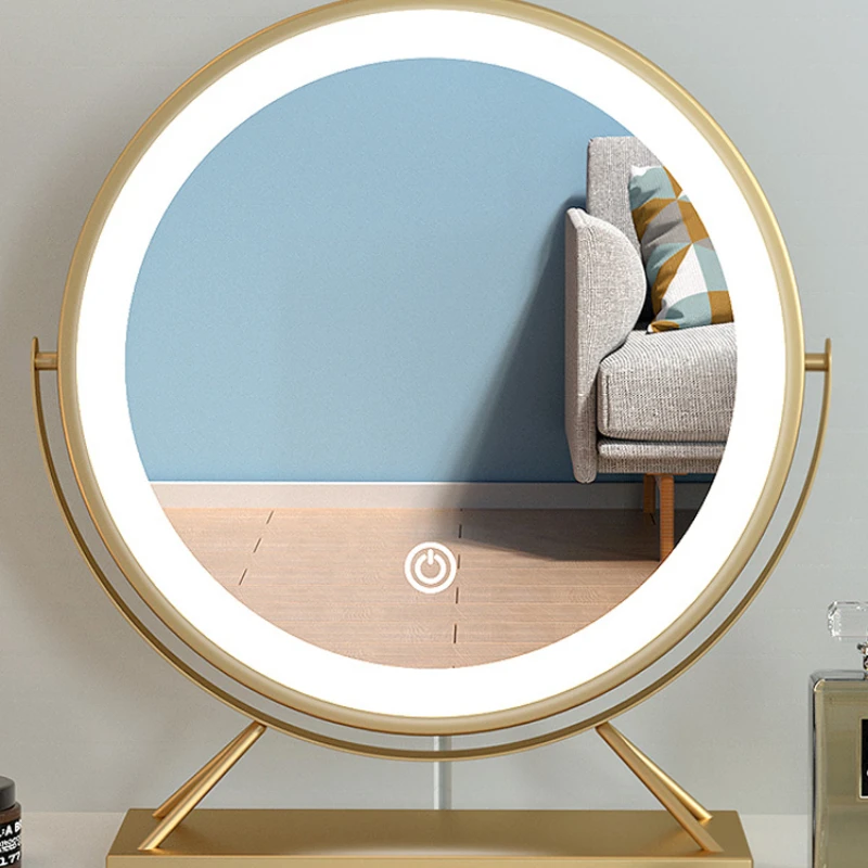 

Makeup Decorative Mirror Light Led Touch Switch Desk Vanity Smart Decorative Mirror Aesthetic Espejos Con Luces Home Decor