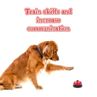 pet bell interactive bell dog cat trainer interactive educational toy called meal bell paw print bell 2022new 002