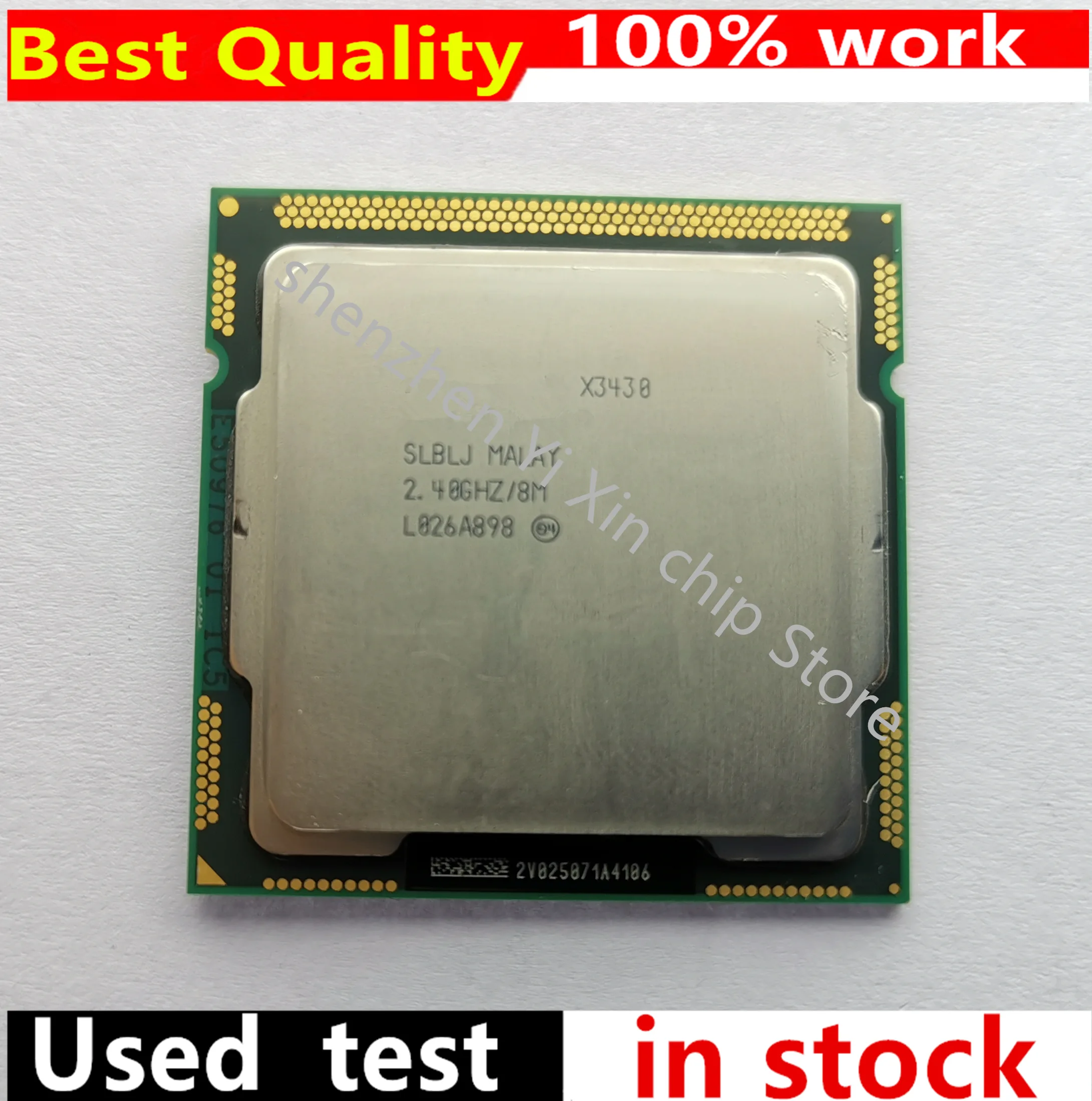Процессор Intel Xeon X3430, 2,4 ГГц, четырехъядерный, 95 Вт, LGA 1156