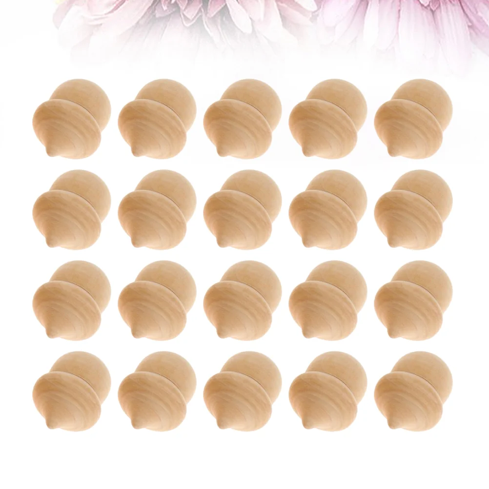 

Wooden Acorn Acorns Wood Unfinished Diy Crafts Natural Decorpeg Christmas Craft Ornamentblank Decoration Ornaments Fake