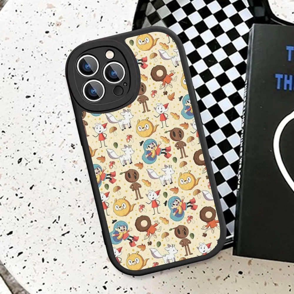 Cartoon H-Hilda Phone Case Hard Leather For IPhone 16 15 14 13 12 Mini 11 Pro Max Xs X Xr 7 8 Plus Fundas