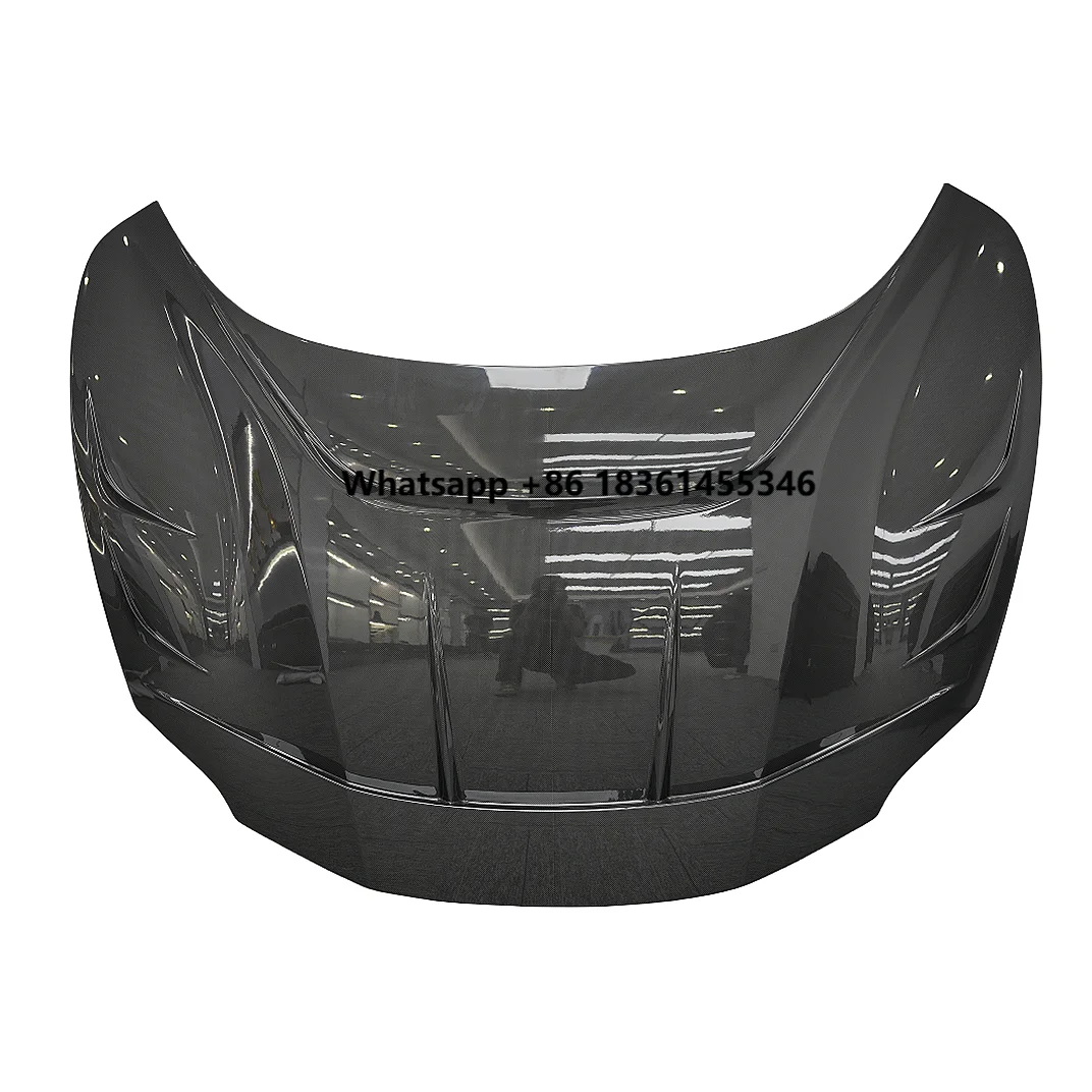 Фото Комплект обвеса BatFury Aero Style из сухого карбона для 296GTB, подходит для капота двигателя №1