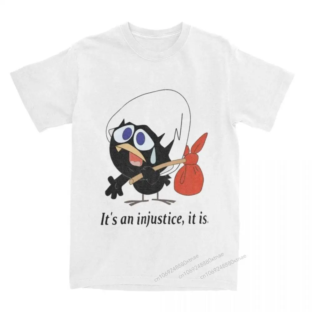 

Calimero Cartoon Chicken Men's T Shirts Cute Italian Tv Vintage Tees Short Sleeve Crew Neck T-Shirts 100% Cotton Gift Clothes
