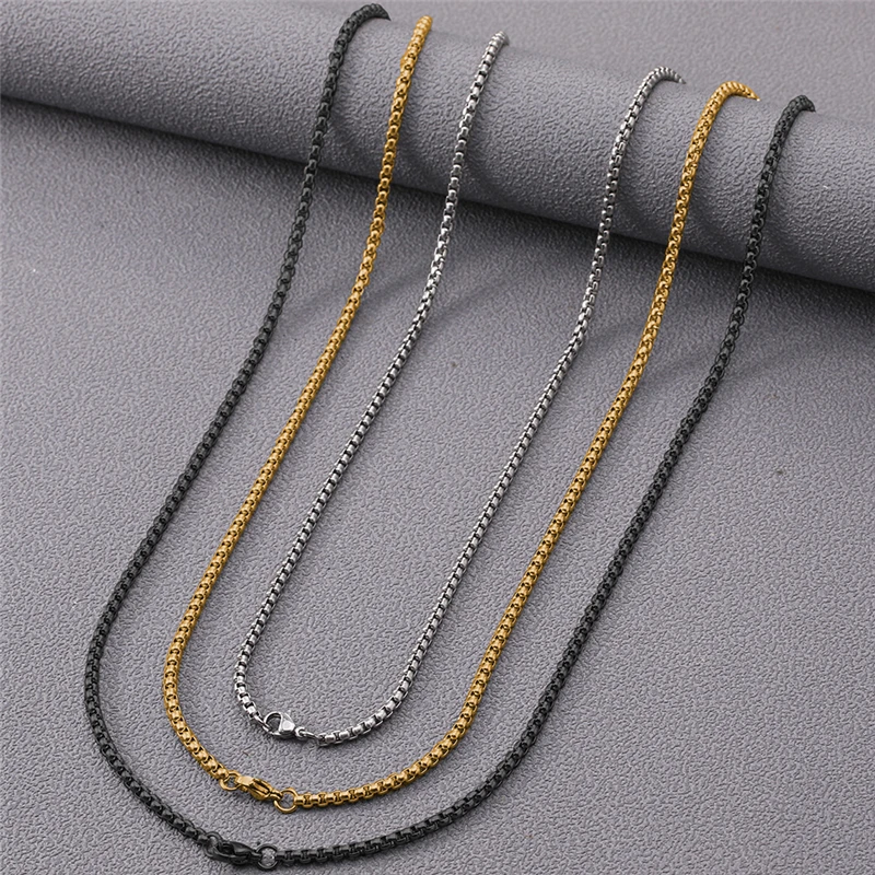 

new in necklace Men's Stainless Steel Pendant Necklace Silver gothic necklaces Vintage with 60cm Chain Necklace