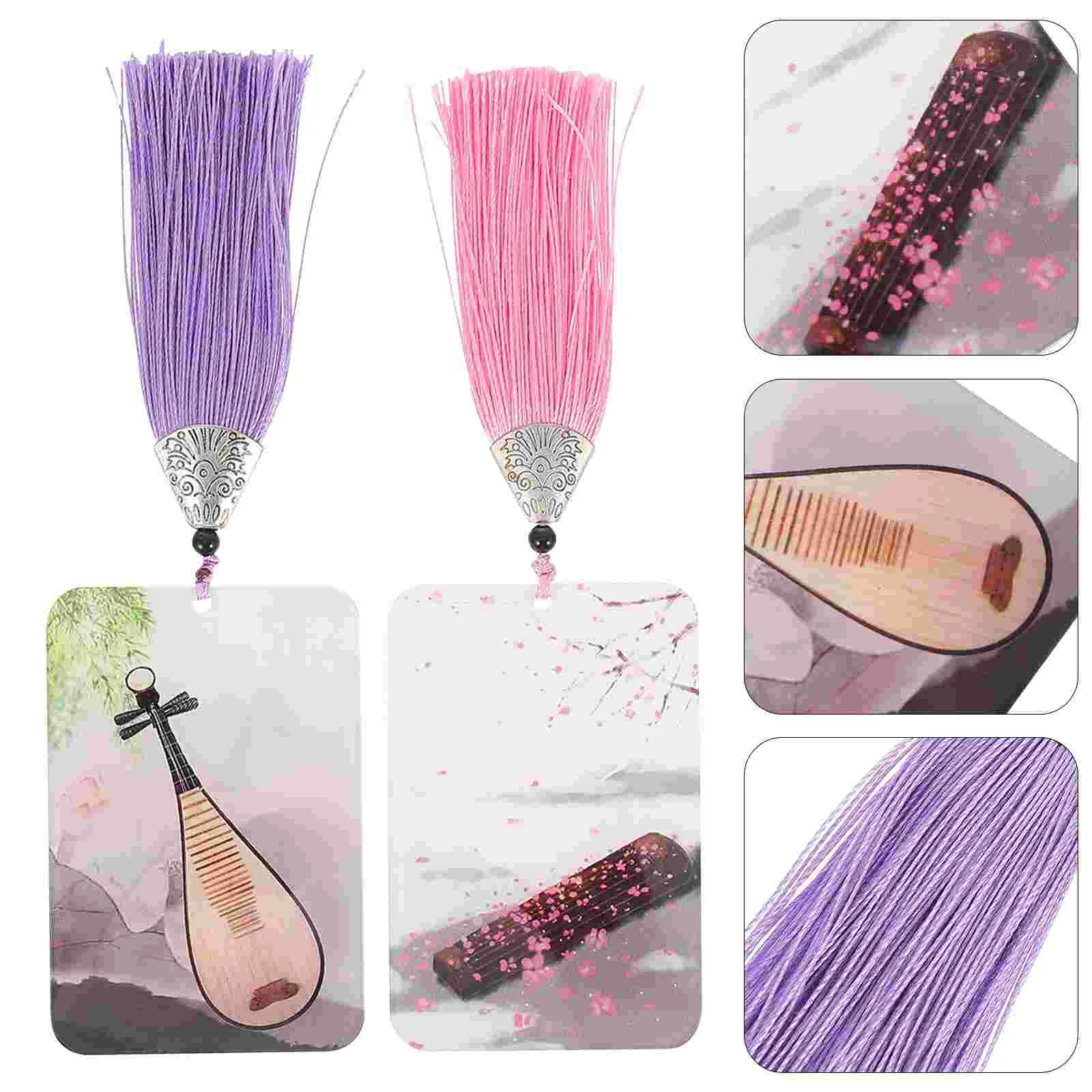 

Guzheng Nail Finger Picks Holder: 2pcs Chinese Zither Harp Nails Tape Pick Storage Board Plate for Children Adults