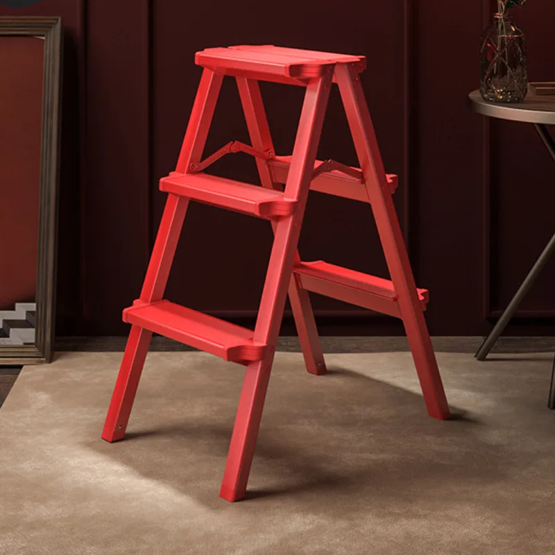 

Ladder for home Multifunctional High Stool Kitchen Thickened Aluminum Ladders Chair Folding Design Step Stools Non-slip Pedal