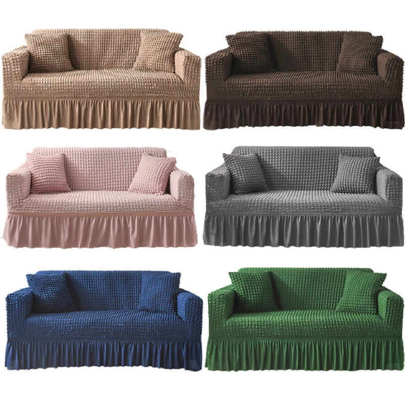 

Чехол для 1/2/3/4-местного дивана, эластичный, однотонный