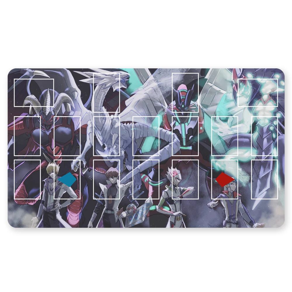 

1192276 - TCG Playmat Blue-eyes Ultimate Dragon Dark Magician Duel Monsters Playmats Compatible for YuGiOh OCG TCG CCG+Free Bag