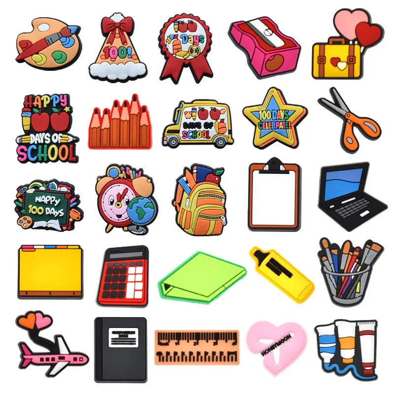 

25pcs Cartoon PVC Shoe Charm for Croc Shoe Cute Puppy Original Ornaments Sneakers Accessories Decoration School Gifts