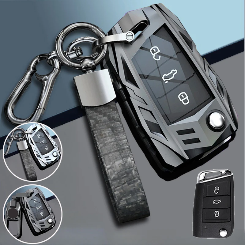 Автомобильный Умный брелок для ключей из цинкового сплава ТПУ чехол-держатель с