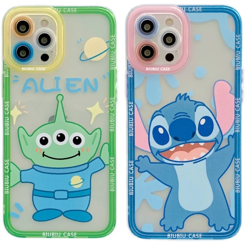 

Disney Toy Story Alien Cartoon Mobile Phone Case for Iphone 7/8 Plus X/xs Xr Xsmax 11 Pro Max 12pro Max Cute Cellphone Shell