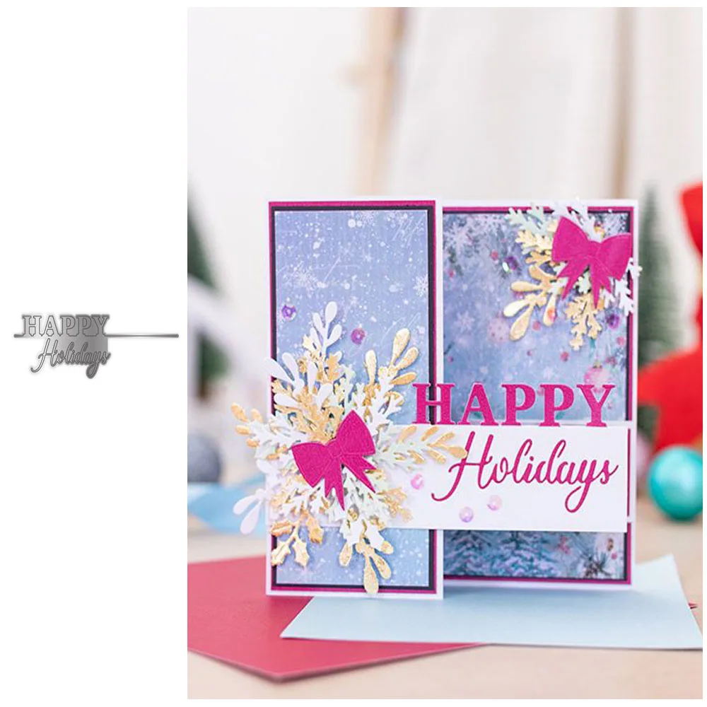 

Metal Cutting Dies 2022 New Christmas Series Scrapbooking Stencil Paper Craft Card Making Decorative Embossing Mold Album