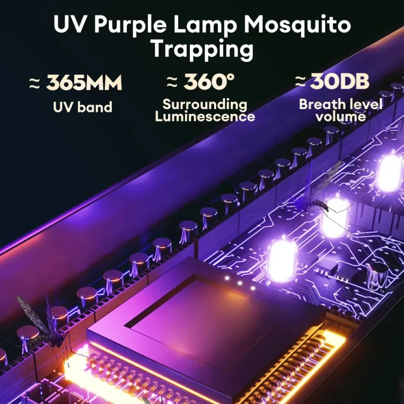 USB-уничтожитель комаров 3000В, электрическая складная ракетка-мухобойка, перезаряжаемая лампа-отпугиватель насекомых для улицы (art.: 3920db727d656) - 3920db727d656