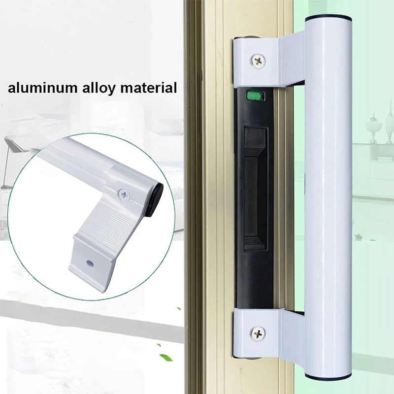 Ручка раздвижной двери 8-дюймовая алюминиевая раздвижная стеклянная дверная