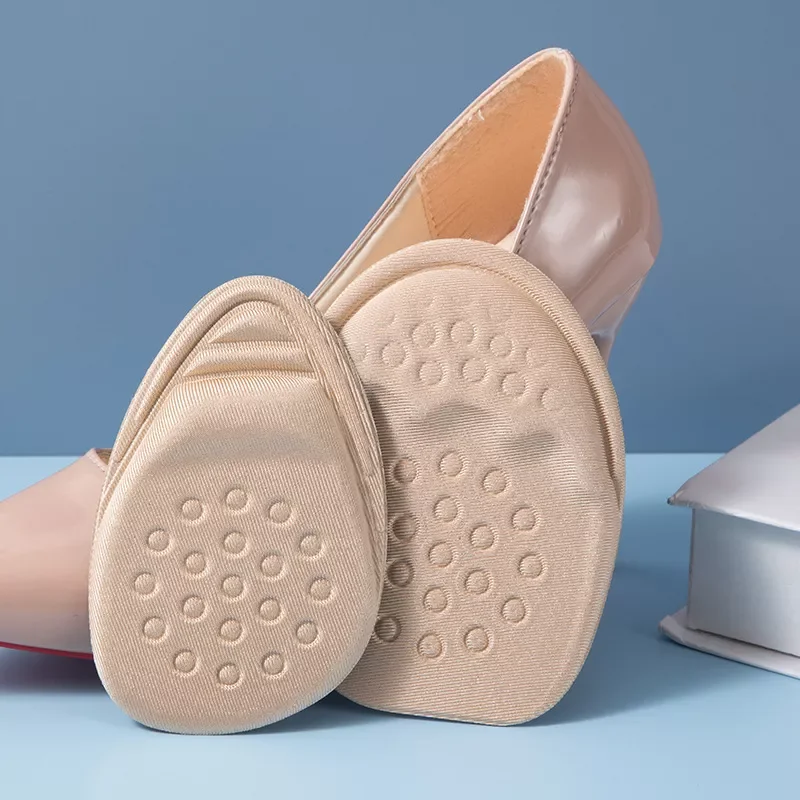 Half Insoles for Shoes Inserts Forefoot Insert Non-slip Sole Cushion Reduce Shoe Size Filler High Heels Pain Relief Shoe Care