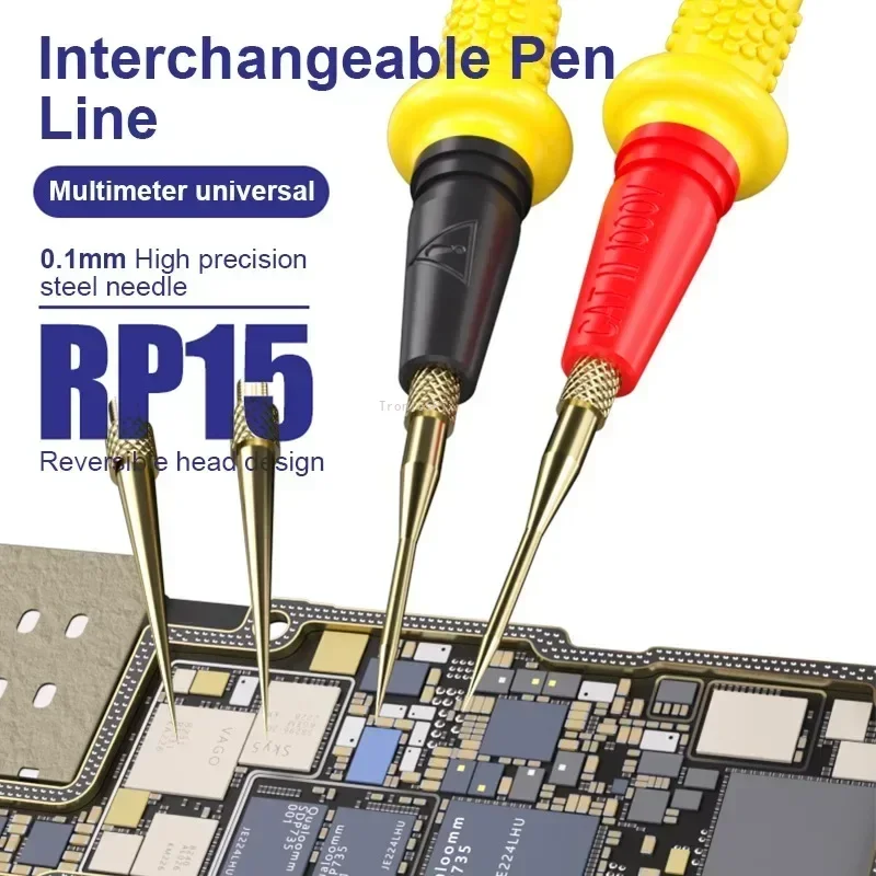 Тестовый Кабель для мультиметра MECHANIC RP4 ультратонкие измерительные выводы