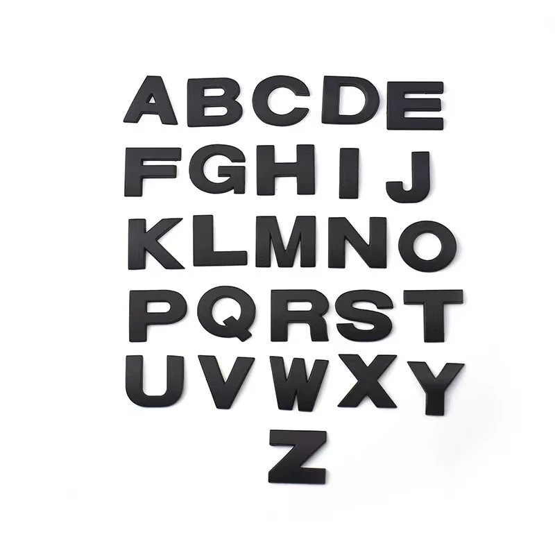 Металлическая 3D наклейка автомобильная с надписью Ttickers сделай сам буквами и