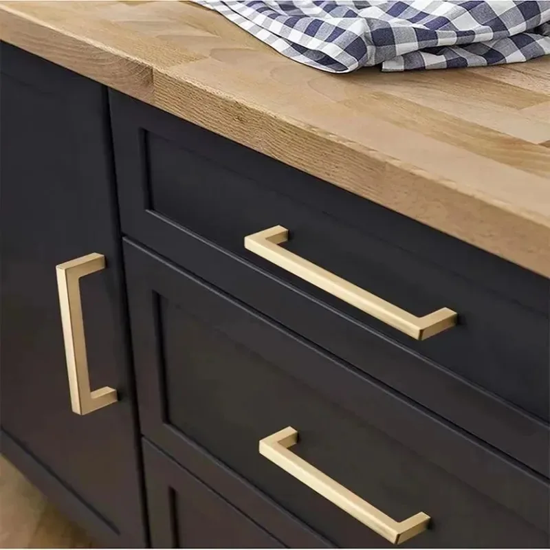 Ручки для шкафа кухонные дверные ручки ящиков из алюминиевого сплава матовая