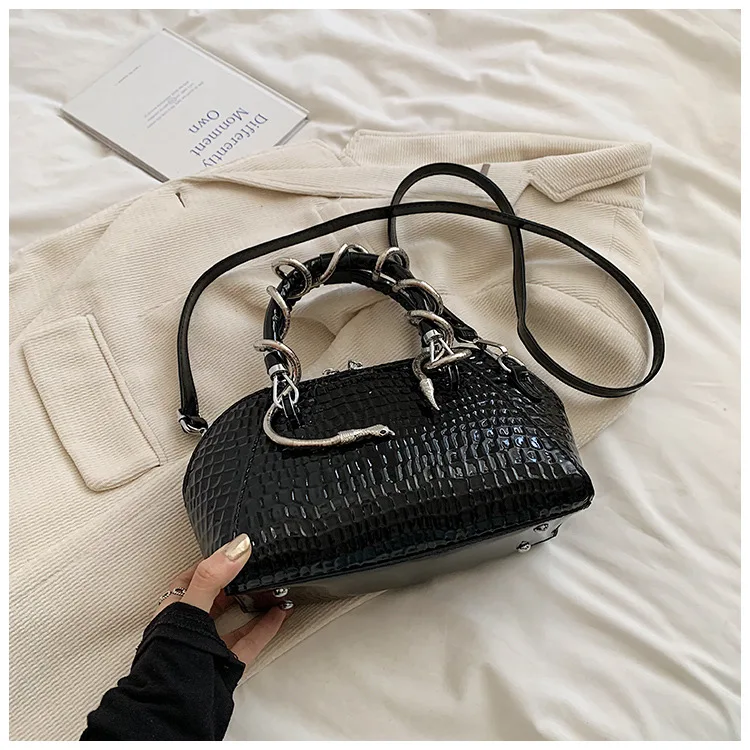 Lawaia Feeling женская модная вечерняя сумка с крокодиловым узором винтажная со