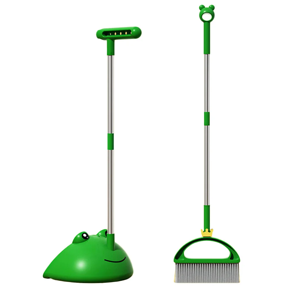 

Children's Broom Dustpan Hair Cleaning Home Device Sweeping Floor Tool Stable Student