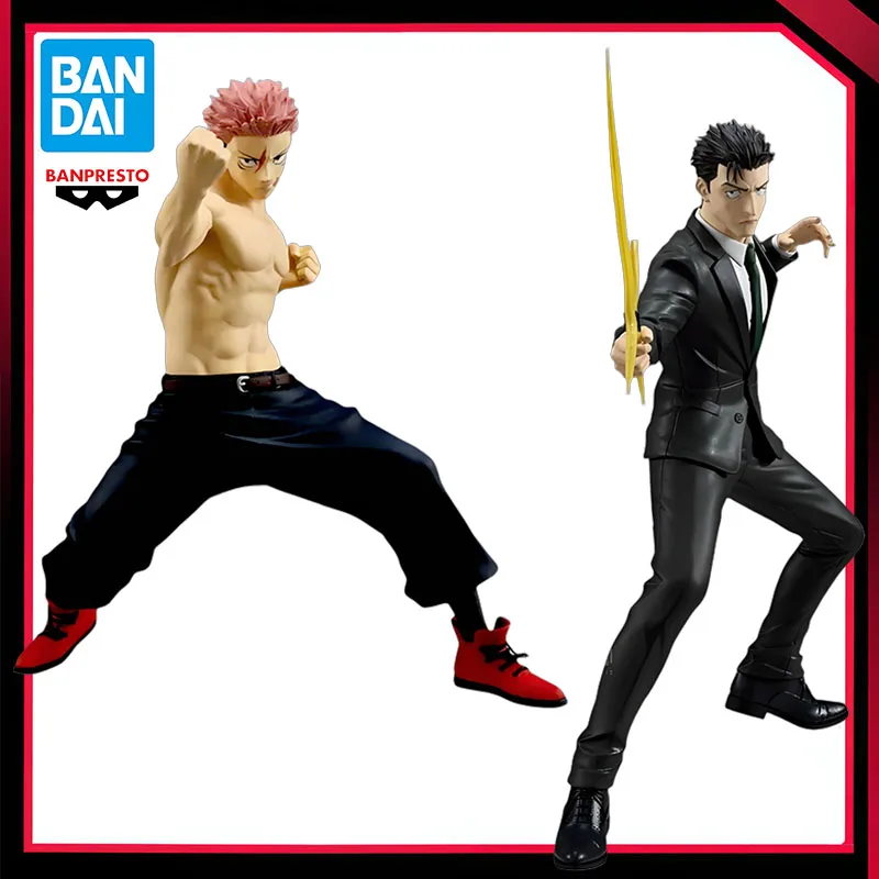 Фото В наличии BANPRESTO MAXIMATIC Jujutsu Kaisen Ⅲ: Юдзи Итадори, Хироми Хигурума, фигурки из ПВХ, 21 см, коллекционные аниме-фигурки, игрушки №1