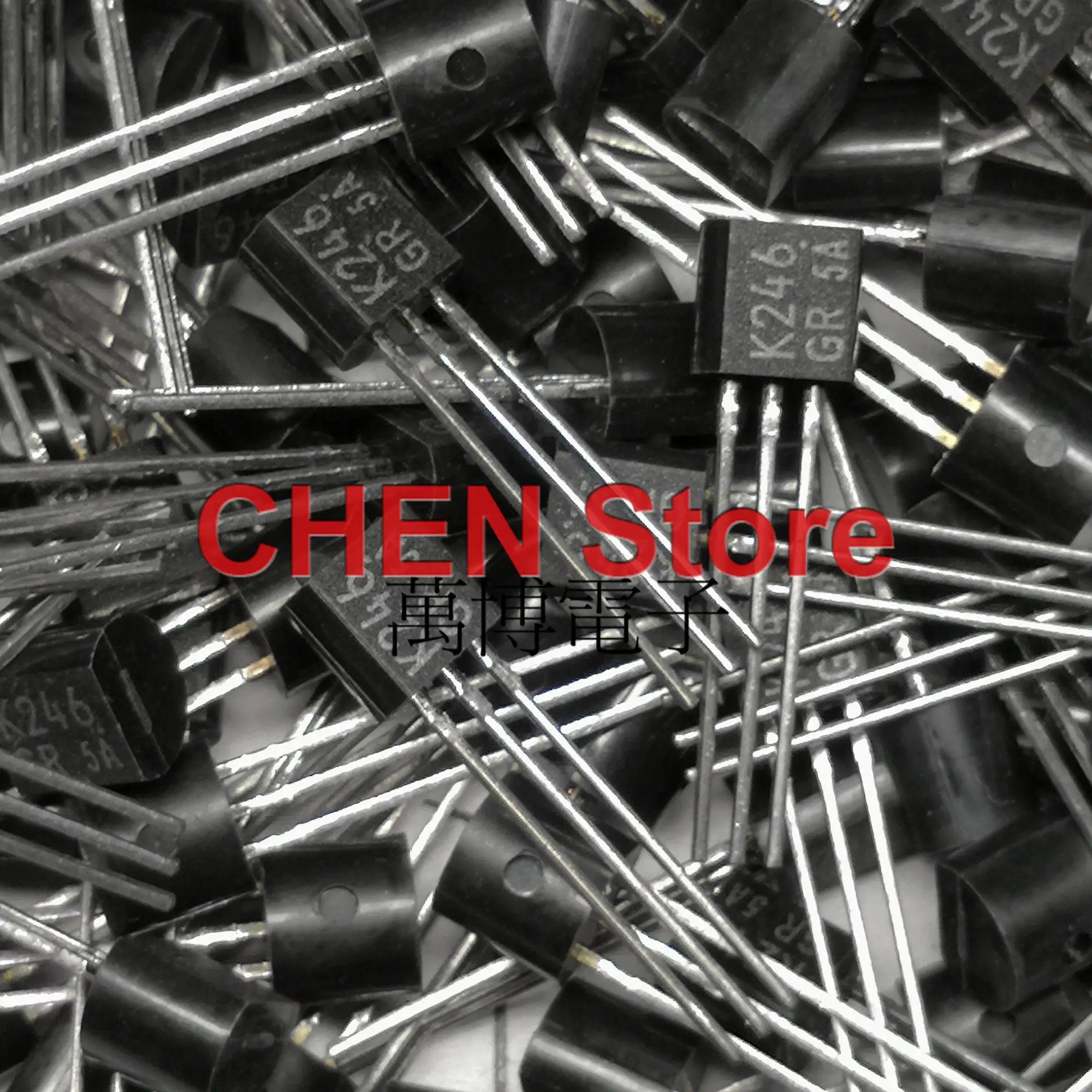 Новинка, оригинальный транзистор 2SK246-GR TO-92, белый аудиоусилитель мощности 2SK246 GR K246 laser word, 10 шт.