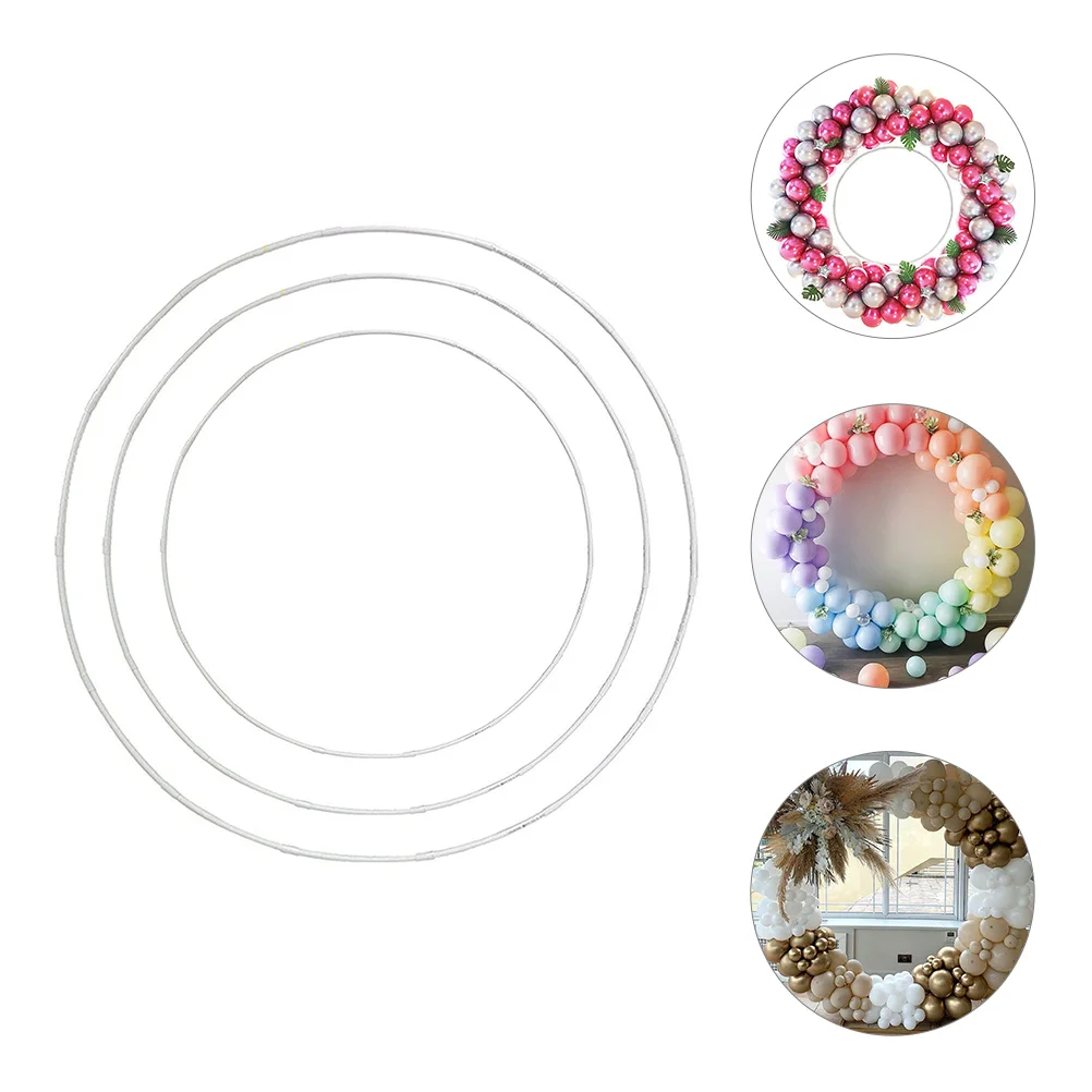 

Balloon Arch Stand Backdrop Wedding Round Circle Ring Kit Frame Metal Garden Garland Door Bracket Background Tropical Drape Ound