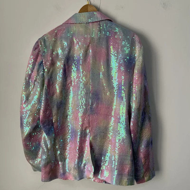 PFHQ модная мужская одежда с блестками индивидуальная нишевая повседневная куртка