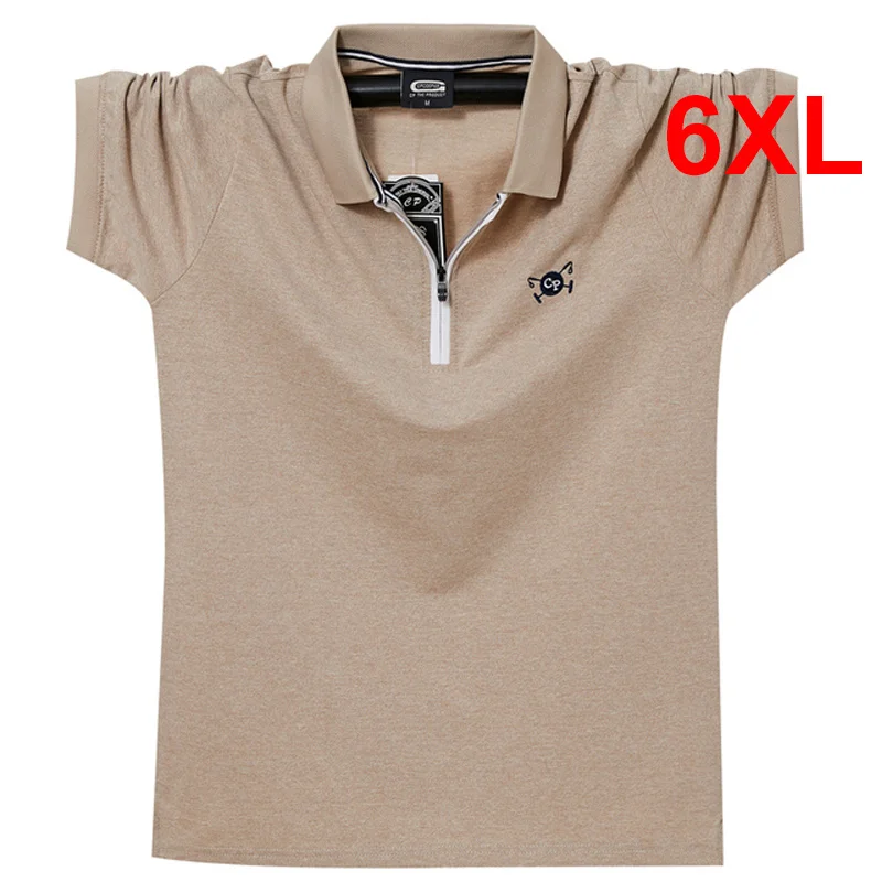 

Mens Polo Shirt Big Size Men Summer Polo Shirts Short Sleeve Casual Fashion Solid Color Camisa Polo Masculina Plus Size 5XL 6XL