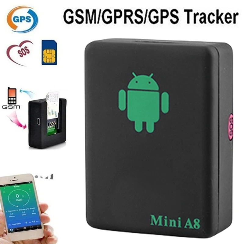 Фото Мини GPS-трекер A8, автомобильное отслеживание в реальном времени, анти-потерянный ключ, устройство слежения за кошельком, GSM GPRS, онлайн, бесплатный веб-сайт, аксессуар для приложения №1