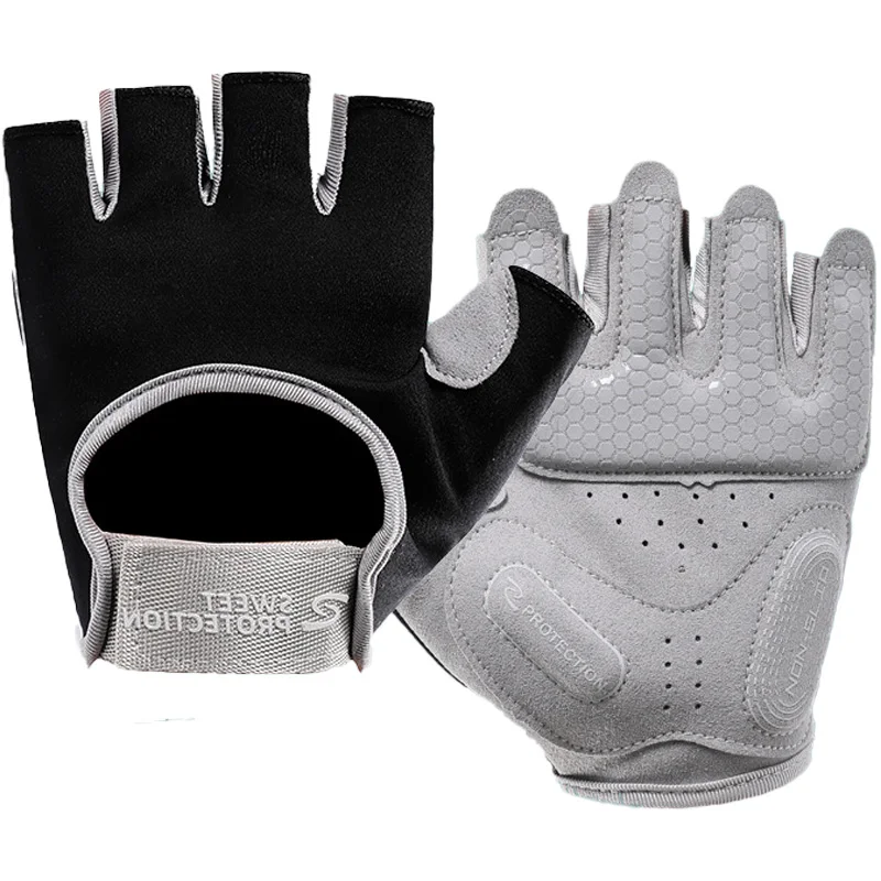 

Перчатки для занятий тяжелой атлетикой, дышащие митенки для фитнеса, тяжелой атлетики, для мужчин и женщин, профессиональные Нескользящие