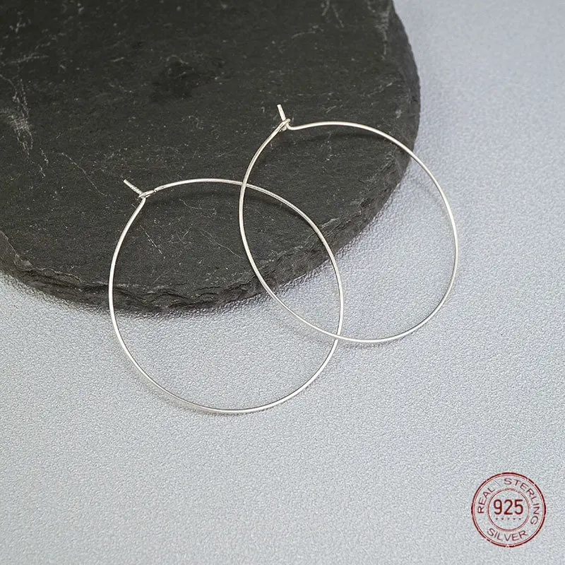 

Женские серьги-кольца из серебра 925 пробы