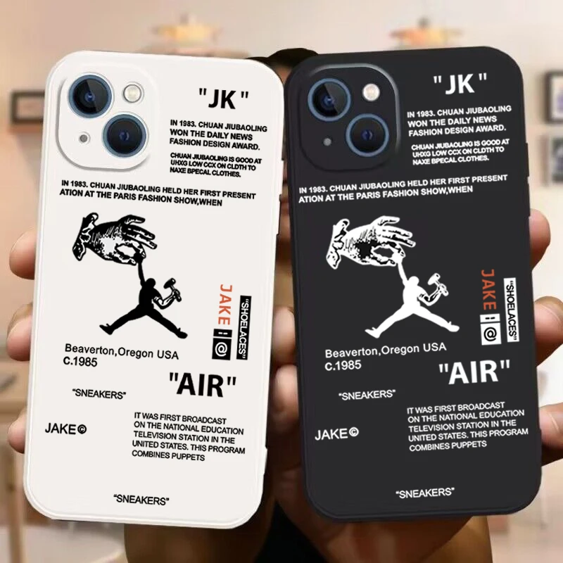 

2020 Hot Off Sports Shoes Brand Phone Case For iphone 14 Plus 13 12 Mini 11 Pro Max XS X XR 8 SE SNEAKERS White Label Soft Cover