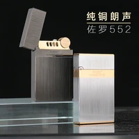 zorro pure copper 552 obsidian sound kerosene lighter creative handmade machine to send boyfriend cigarette accessories