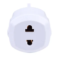 adapter power conversion eu to uk travel abs socket abroad plug brass conductor home lightweight 2 pins to 3 pins