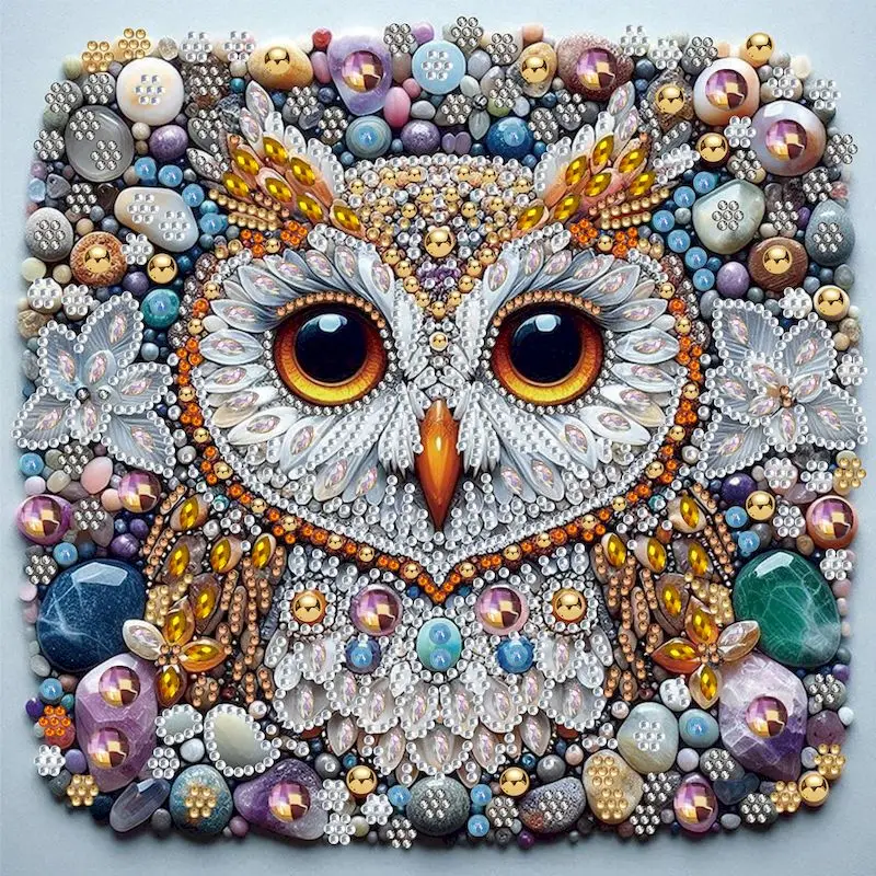 Алмазная вышивка с изображением животных