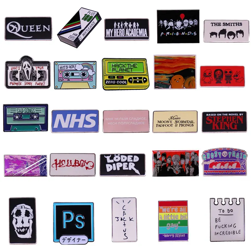 Креативная эмалированная брошь в виде радиоприемника на лацкан для рюкзака и