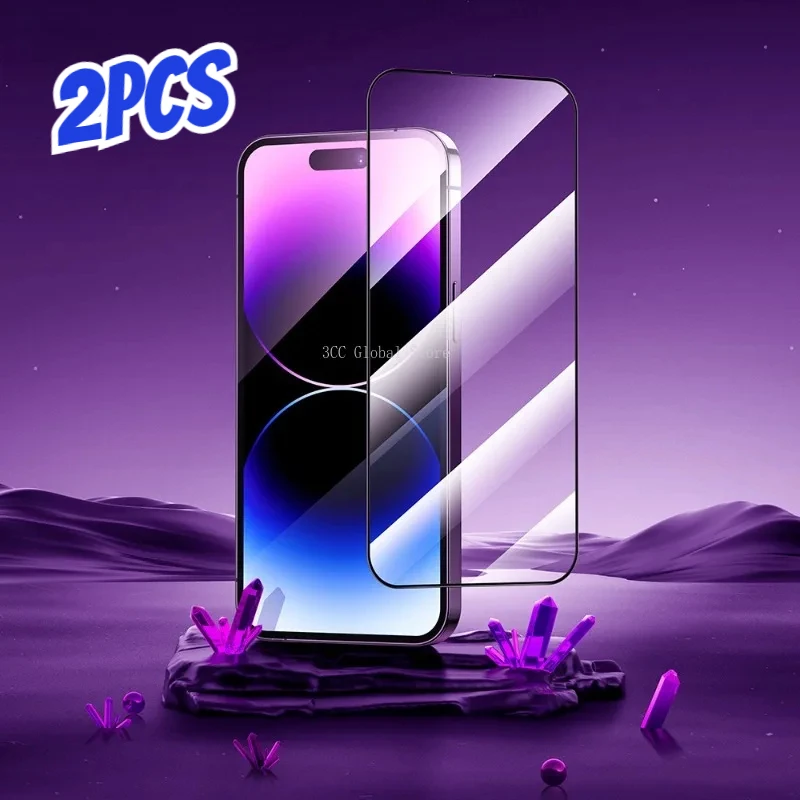 Закаленное стекло 9D с полным покрытием для IPhone 11 Pro Max 12 13 Mini защитная пленка