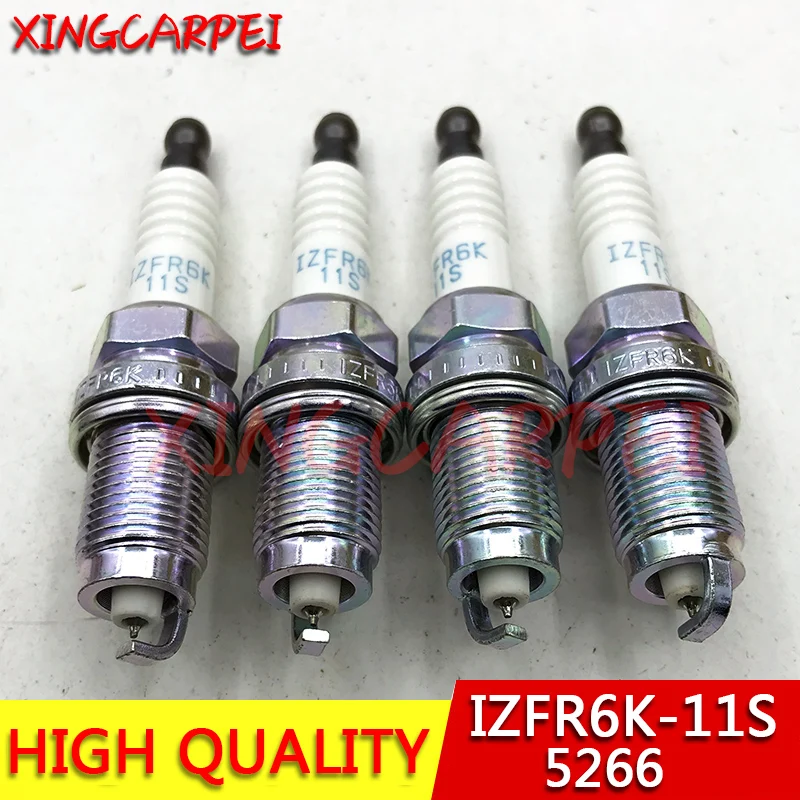 

4 шт. IZFR6K-11S 5266 9807B-561BW иридиевая свеча зажигания для Honda Civic 2006-2011 1.8 IZFR6K11S автозапчасти