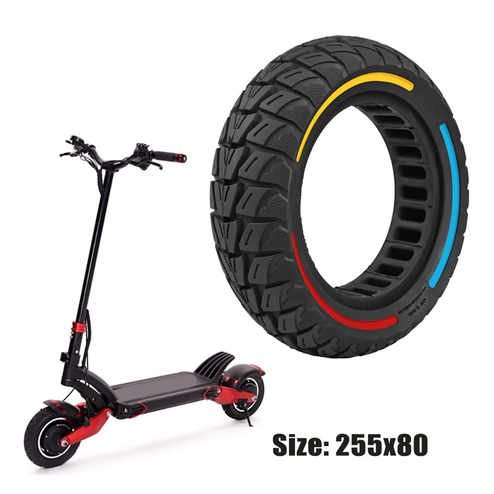 10-дюймовый электрический скутер 255x80 твердая шина 10*3 0 для Zero 10X Kaabo Mant E-Scooter цветные