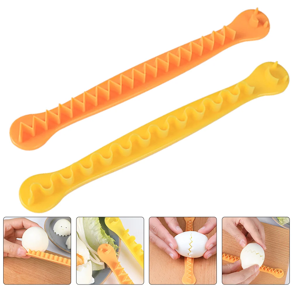 

2Pcs Kitchen Portable Household Kitchen Tool Boiled Egg Cutting Tools Egg Cutting Tool for Home Kitchen Cutting Daily