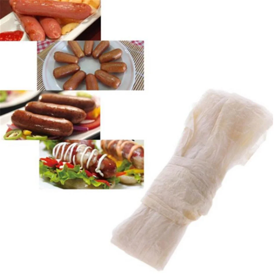 

Sausage Packaging Tools Sausage Shell Casings For Sausage Collagen Casing Salami Cooking Casings Kitchen