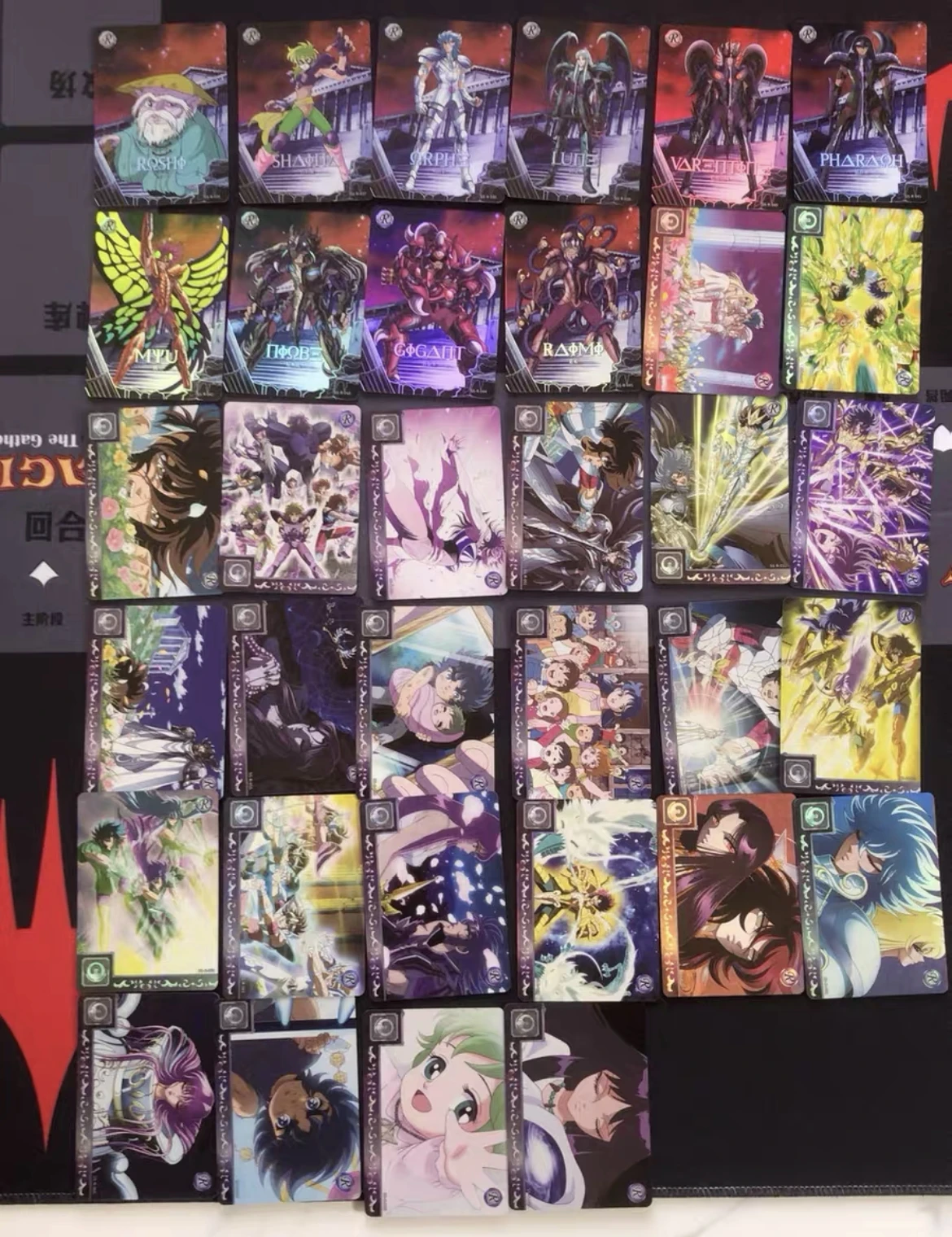 Фото Коллекционные карточки персонажей Saint Seiya KaYou, случайный набор из 200 штук: Афина, Хадес, Пандора, Хилда, Посейдон, Рыцари Зодиака №3